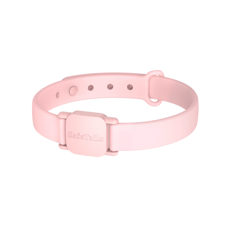 SafeTails Cat Collar – Petal Pink