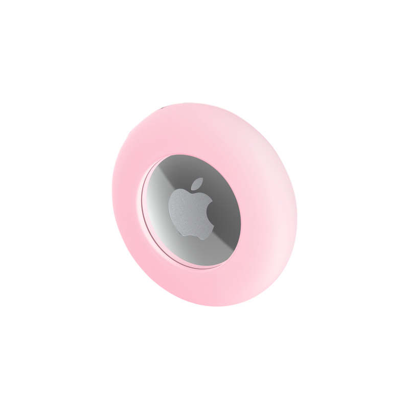 SafeTails AirTag Holder – Petal Pink