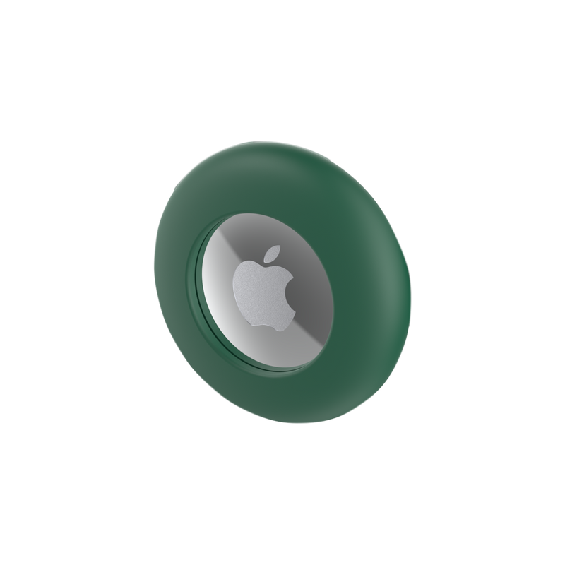 SafeTails AirTag Holder – Forest Green