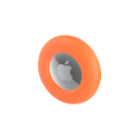 SafeTails AirTag Holder – Tangerine Orange