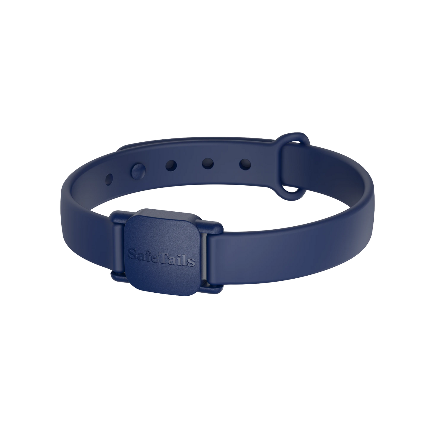 Navy Blue SafeTails silicone breakaway cat collar